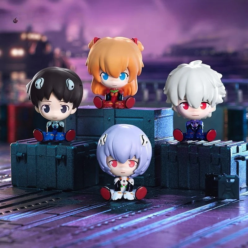 TOPTOY Authentiek EVA Neon Genesis Evangelion MINI Zittend beeldje Trendy blinde doosdecoratie