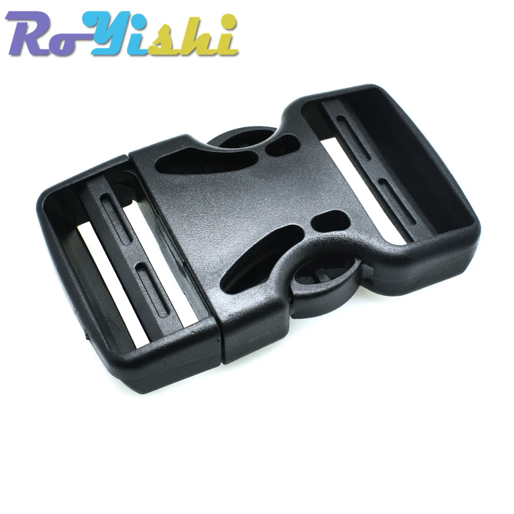 Plastic Dual Adjustable Buckle For Backpack Straps Luggage Outdoor sports bag buckle travel buckle accessories