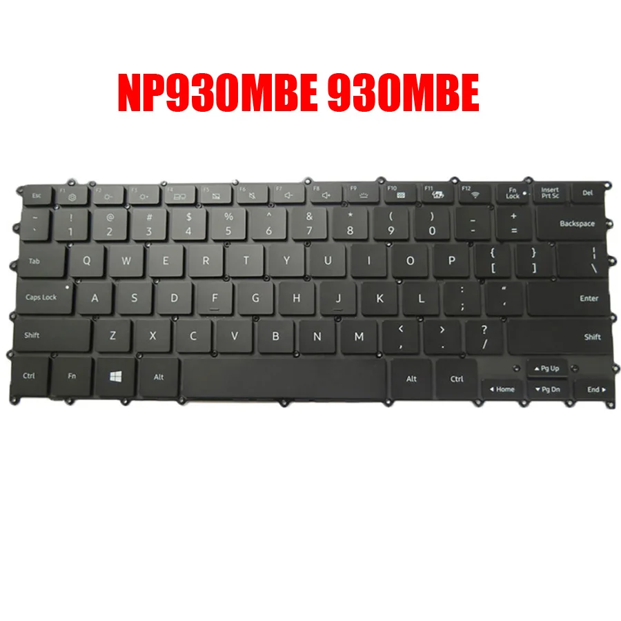 

Laptop Keyboard For Samsung NP930MBE 930MBE English US BA59-04382A With Backlit Black New