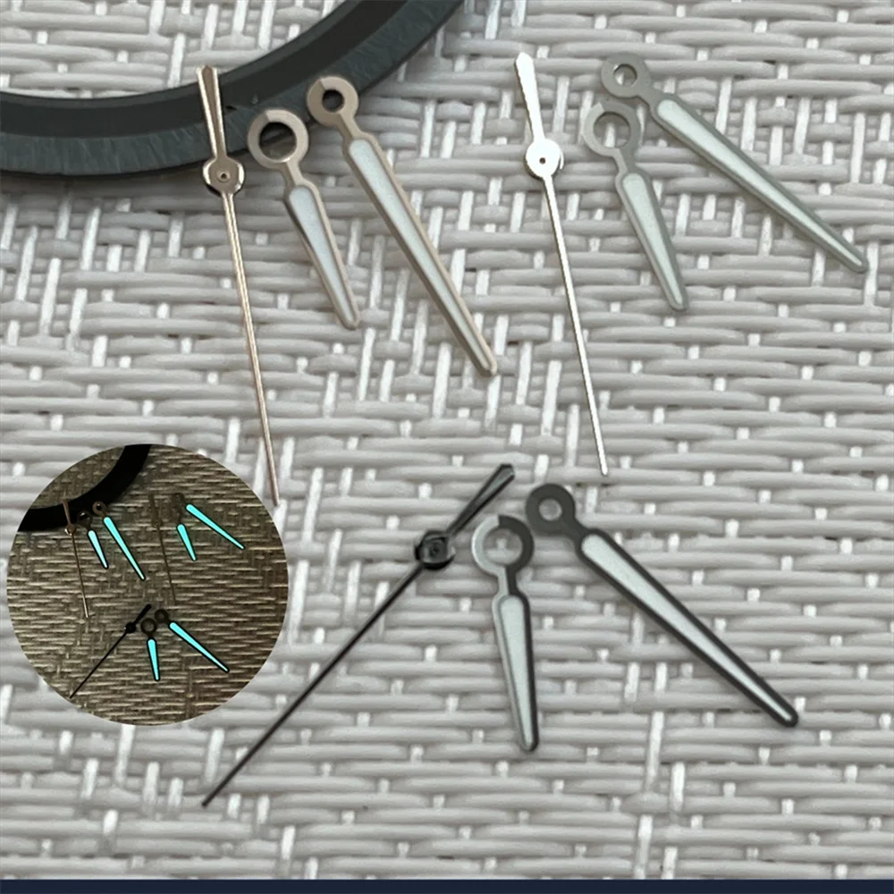 NH35 시계 바늘 8mm 12.5mm 13mm 시계 바늘 BGW9 블루 야광 시계 포인터 NH34/NH35/NH36/4R35/4R36 무브먼트용 바늘 부품