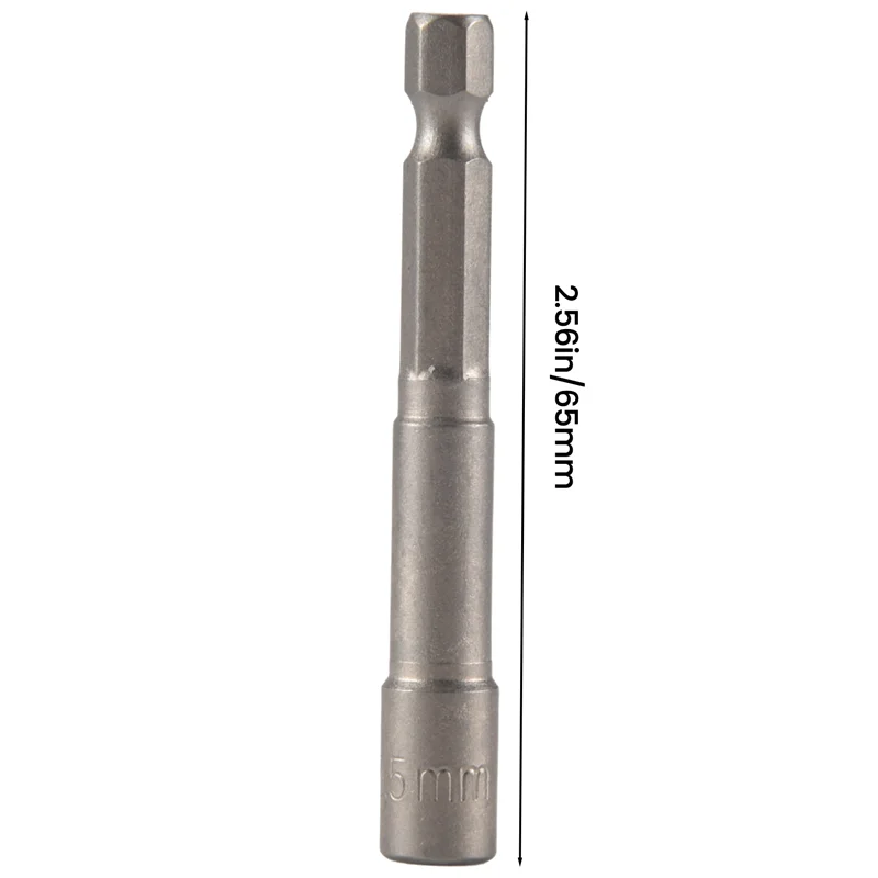 65Mm Length 5.5Mm Hex Socket Driver Bit Magnetic Bit 3 Pcs-Y48A