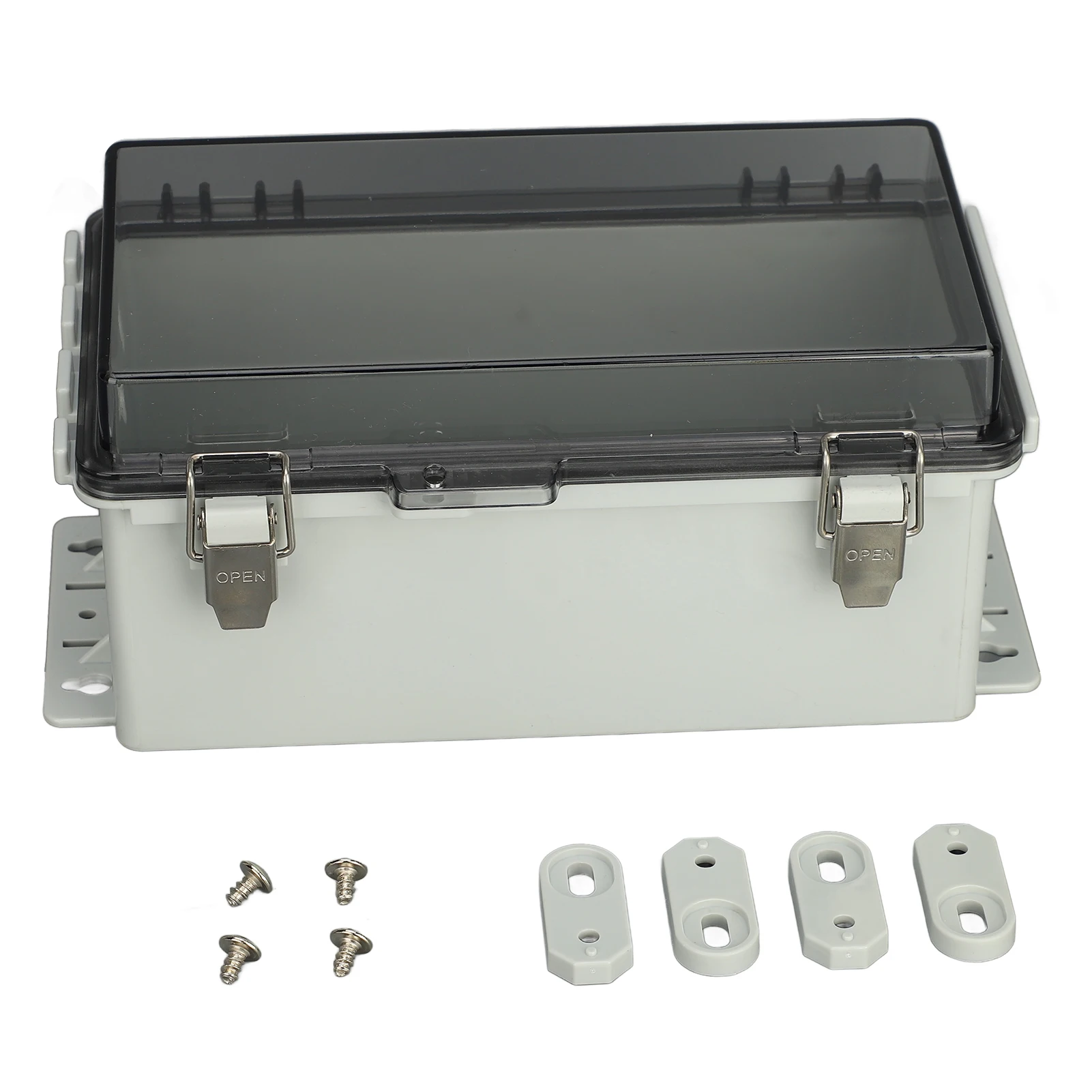 Waterproof Outdoor Project Junction Box ABS Plastic IP66 Dustproof Enclosure Power Electrical Box Clear IP66 Dustproof Enclosure