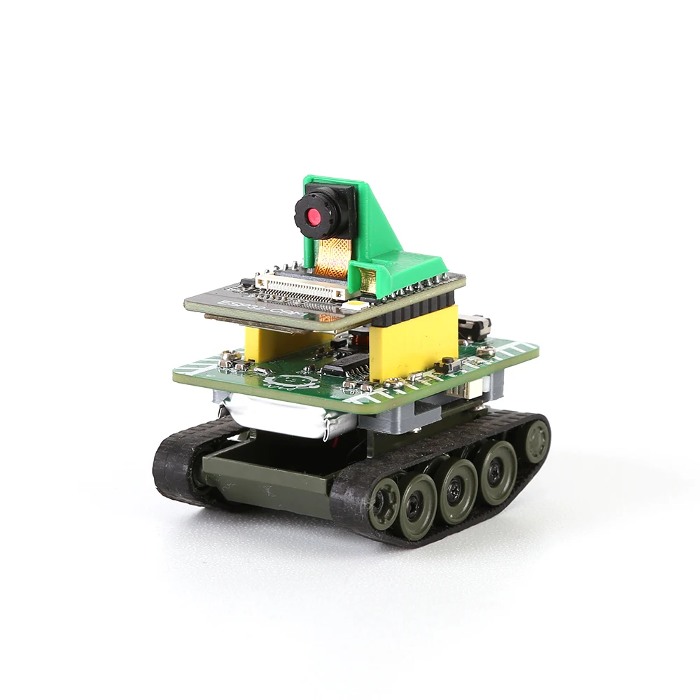 Imagem -02 - Mini Esp32 rc Tanque Modelo Trator Crawler Balance Car Mount Truck Robot Chassis para Esp32 App Cramer Controle Tanque
