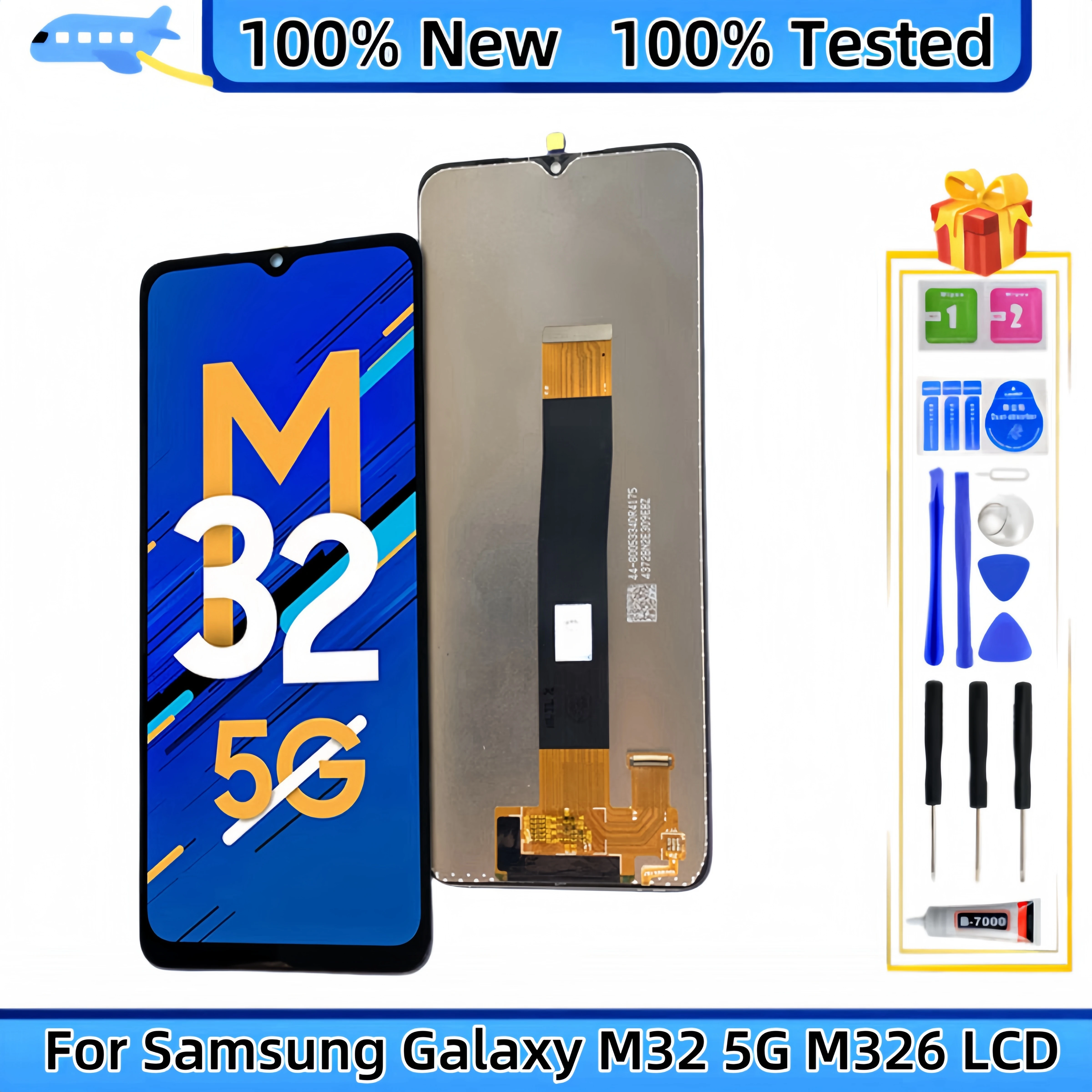 

For Samsung Galaxy M32 5G M326 SM-M326B SM-M326B/DS LCD Display Touch Screen Digitizer Assembly Replacement