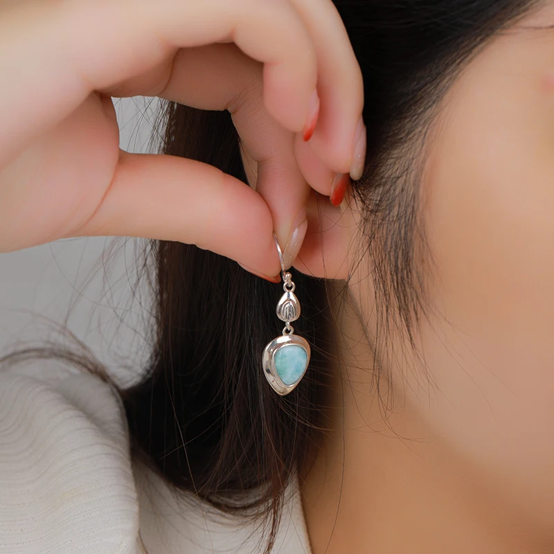 XYOP 2024 Heart Of The World No Rules Diamond Glow Larimar Earrings