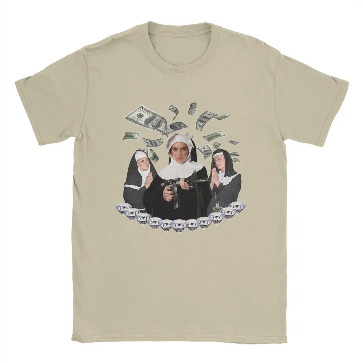 เสื้อยืดผ้าฝ้ายแท้แขนสั้นคอกลมของผู้หญิง Lindsay Lohan Paris Hiltons Nicole Richie Wishes You A Pure Cotton เสื้อยืดแขนสั้นคอกลมของขวัญเสื้อผ้า