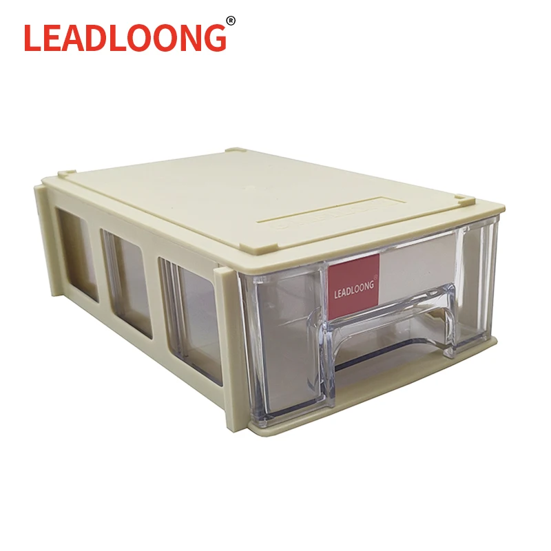 LEADLOONG 8/16pcs 14x9x4cm/5.5x3.5x1.5Inch Screw Parts Crafts Thread Organizer Mini Drawer Home Organization And Storage Bin