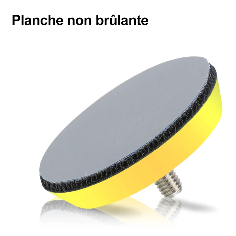 Kit de disques de papier de verre, roue de polissage de 1 2 3 pouces avec plaque de tampon de polissage abrasif pour outil de ponceuse rotative, papier de ponçage, 52/102 pièces