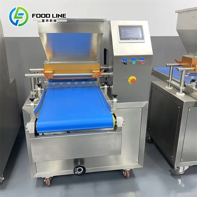 Customized Mini Automatic Cupcake Batter Filling Depositor Machine Complete Production Line For Small Bakery Shop Business