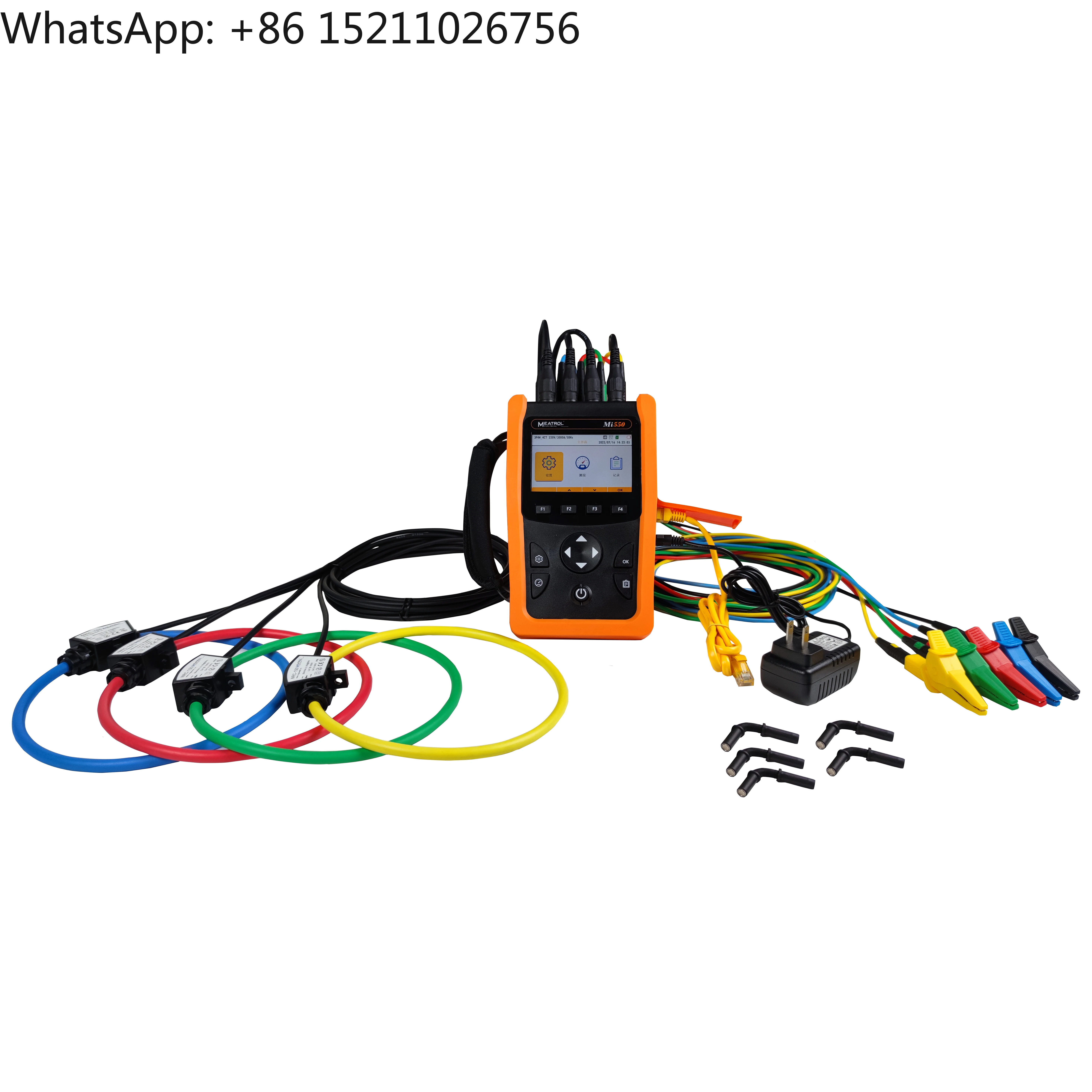 Mi550 High Quality Power Analyzer Current Volt Harmonics Waveform Display Modbus TCP Handheld Electricity Energy Analyzer