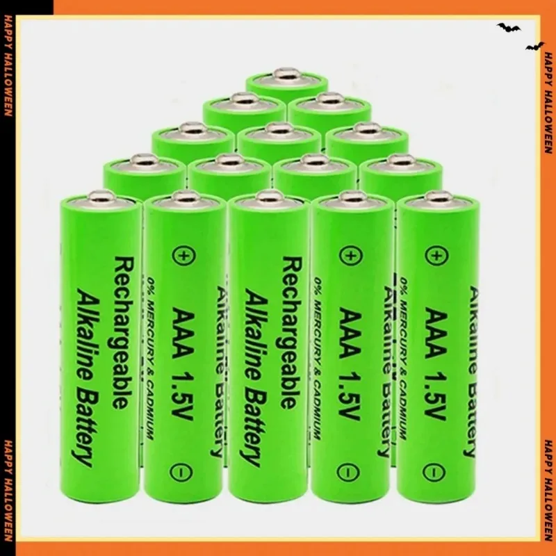 Batería alcalina recargable de 1,5 V, pila AAA de 3800mAh, para linterna, ratón, reloj, Control remoto, etc. + cargador