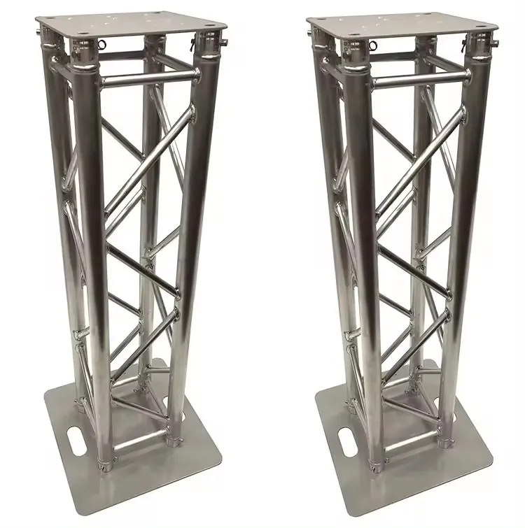 2pcs DJ Lighting 1 Meter 3.28 Ft Truss Aluminum Tower Square Trussing Totem Square Truss For Events