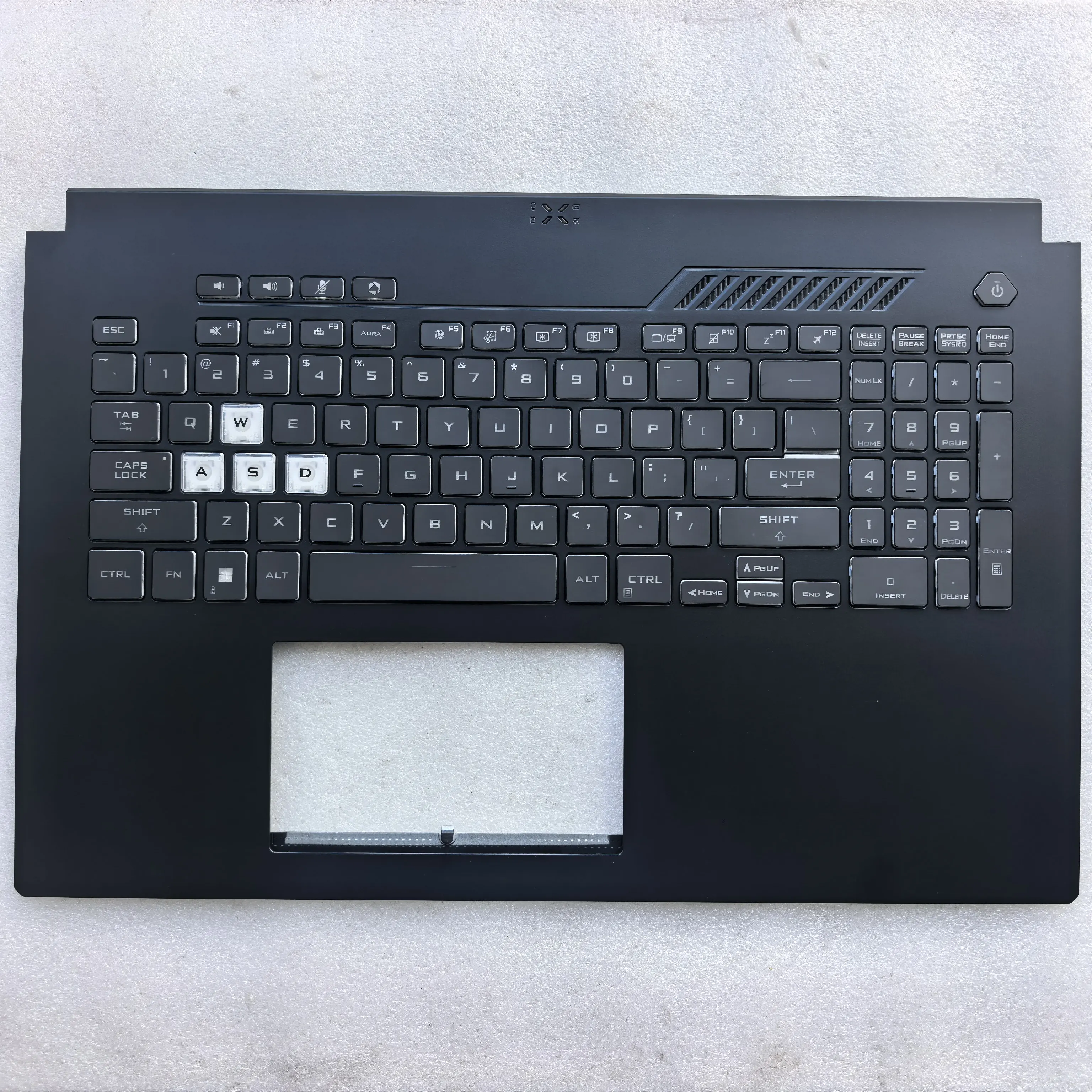 US New laptop upper case cover palmrest with keyboard  for ASUS  tianxuan3PLUS 4P FA707R FA707 FX707 FA707ZF17  colorful-backlit