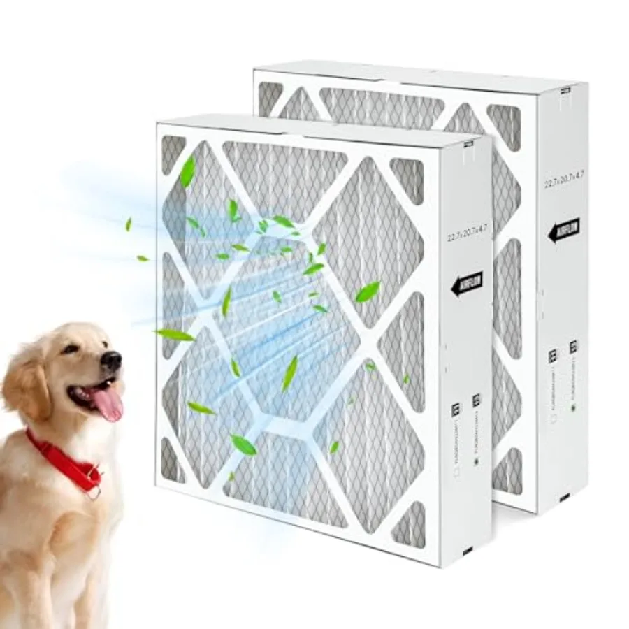 

Сменный воздушный фильтр FLRQB5AH23M13 MERV 13, 22,7 x 20,7 x 4,7 дюйма, совместимый с Trane и Envirowise FLRQB5AH23M11