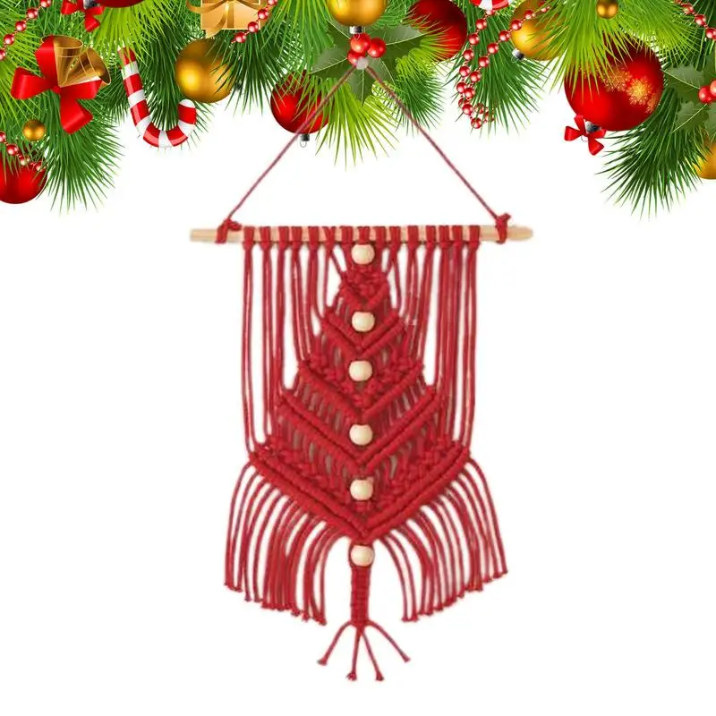 

Christmas Tree Craft Kit For Beginners Complete Knot Beginners Macrame Kit Stress Relief Fun Christmas Tree Kit For Living Room