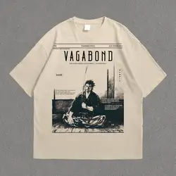 Vagabond Shirt  Vintage Manga Merch  Takezo Tee  Samurai Shirt  Vagabond Vintage Design Unisex Manga TShirt