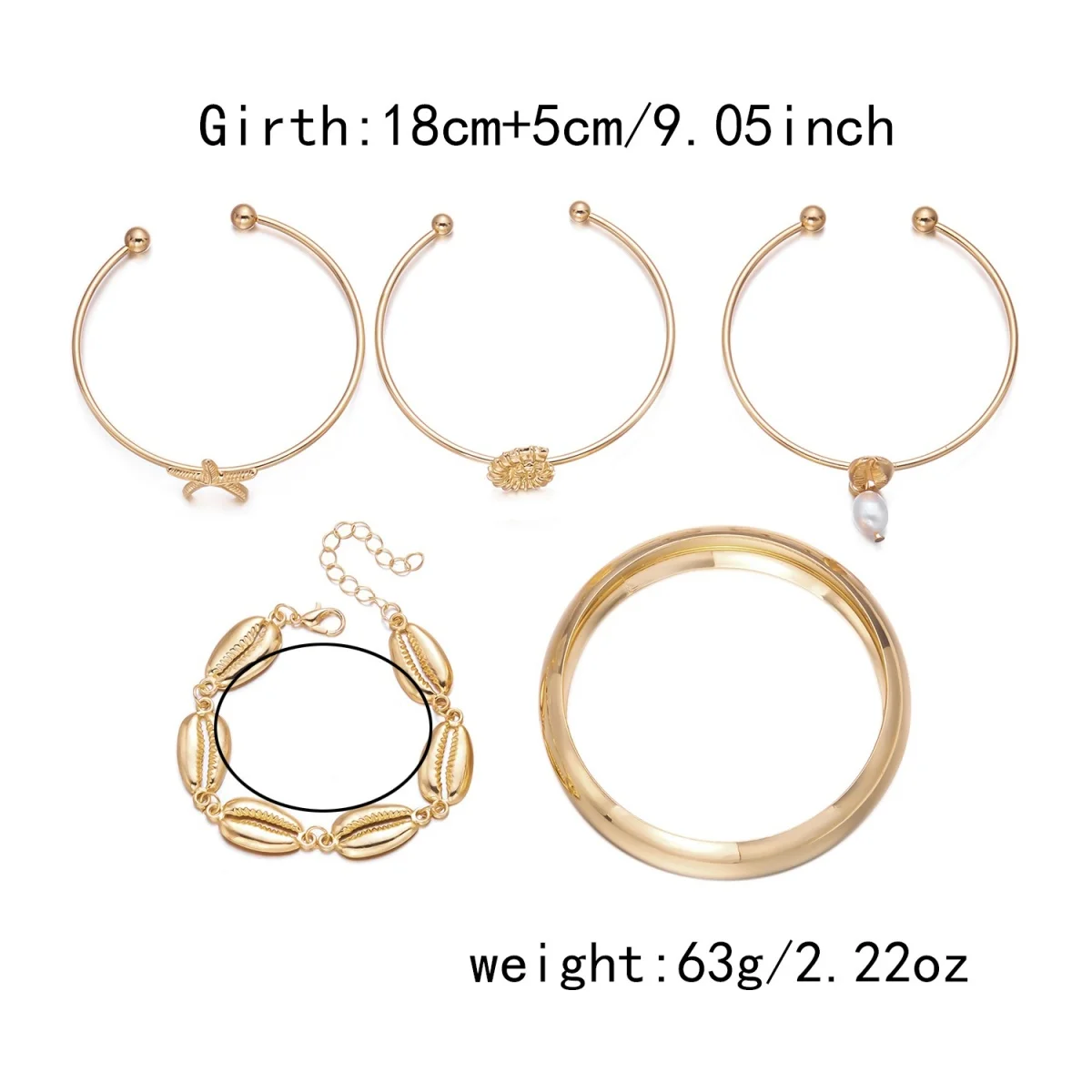 Böhmisches Mehrschichtiges Seestern-Muschel-Armreif-Set für Damen und Herren, Sommer-Strand-Urlaub, klobiger Armreif, Party-Schmuck – Detail 27