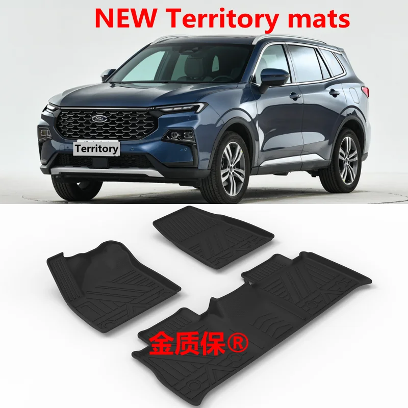 Use for 2023 new Ford Territory car carpet Equator AllWeather Floor foot Mat Full Set Trim to Equator Sport waterproof floor mat