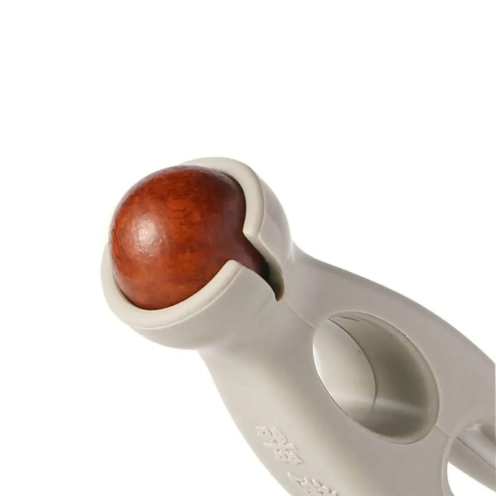 Solid Wood Finger Massage Roller with 360° Rollers Clip Design Finger Massager Acupressure Stick