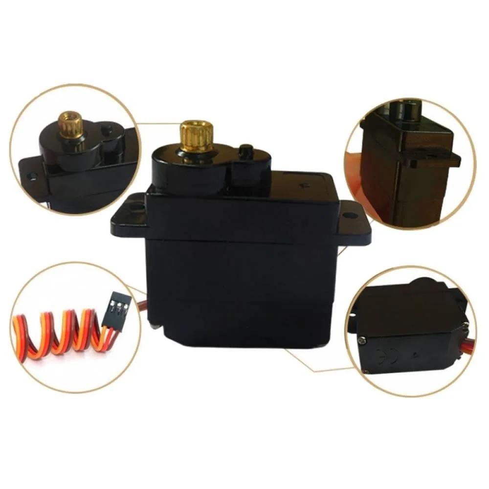 

NHY094MD 9g Mini Servo 4.8V-6V for Aircraft Models Smart Door Locks Robots Diving Equipment Racing Model 1PCS