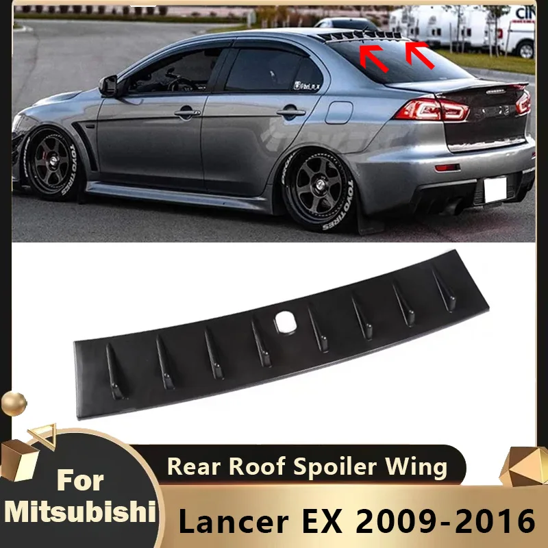 

2009-2016 для Mitsubishi Lancer EX, задний багажник, крыша, спойлер, украшение, задний спойлер, задний плавник, замена автозапчастей, ремонт
