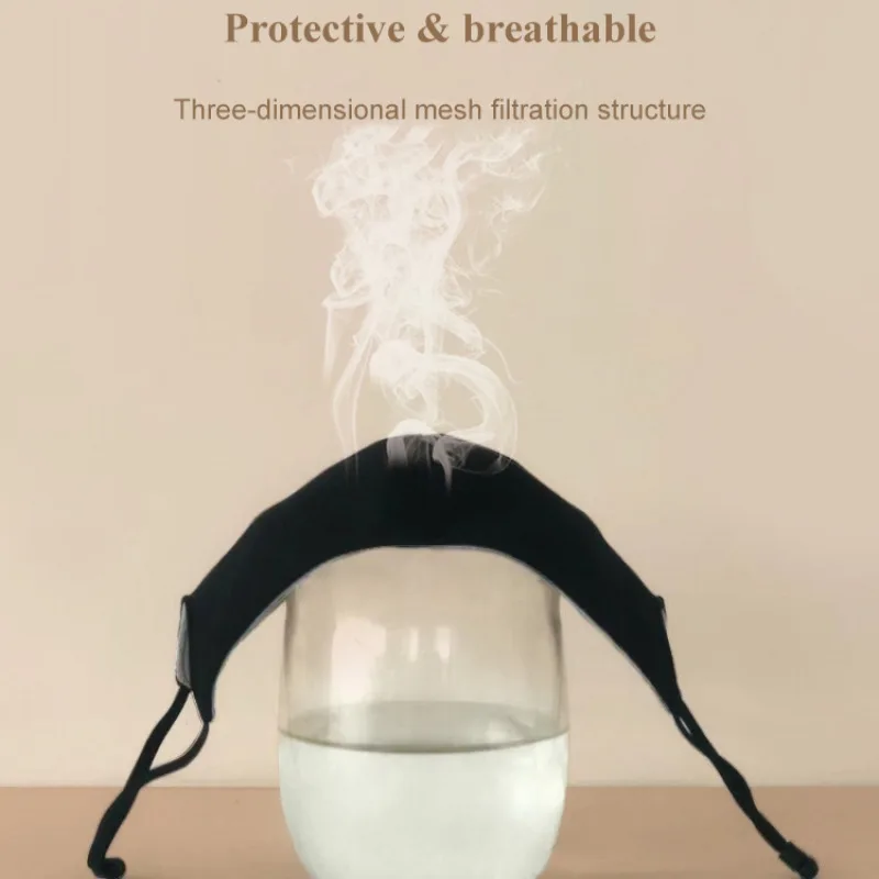 Summer dust ice silk sunscreen mask threedimensionally adjustable UV washable breathable masks