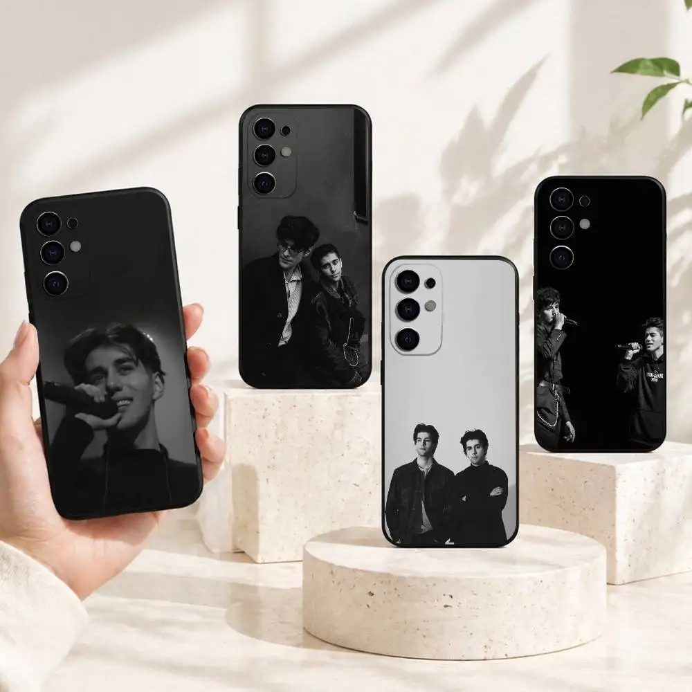 S-Singer Rauf and Faik Phone Case Black Silicone Soft For Samsung S25,S24,S21,S22,S23,S30,Ultra,S20,Plus,Fe,Lite
