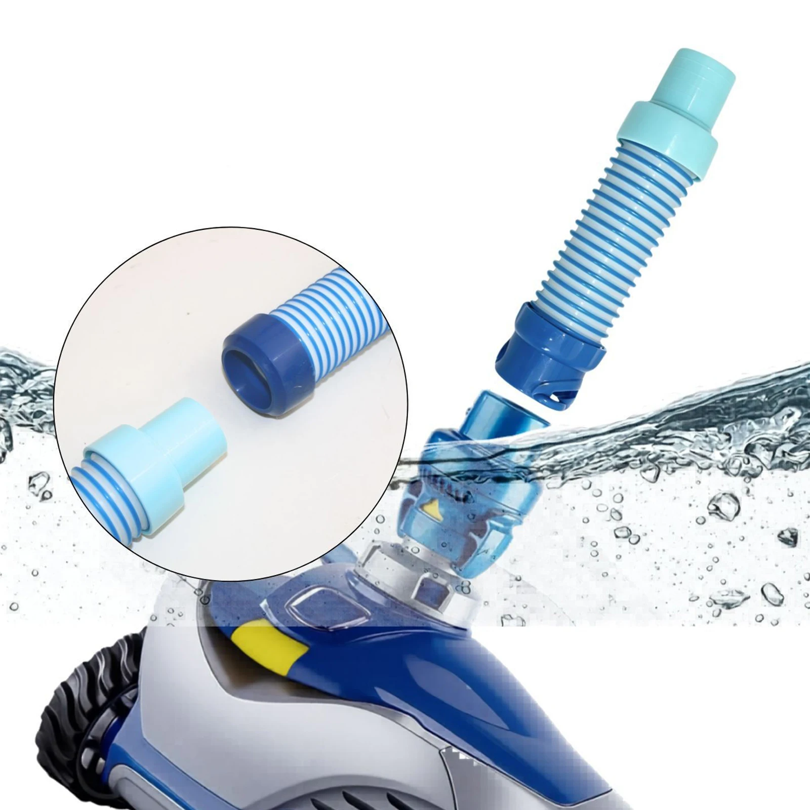 2pcs Plastic X77094 Pool Vacuum Hose Adapter for Zodiac MX8 MX6 Baracuda X7 Quattro Home Swimming Pool Cleaner Suction Adapter