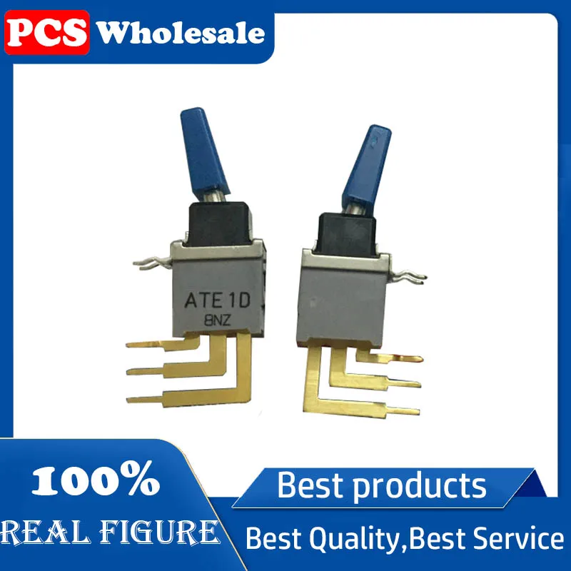 ATE1D-7J3 toggle switch 3-pin 2-position up and down curved pin 3-pin shaking arm switch