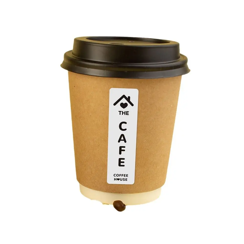100Pcs/10Sheets Thank You For Your Support Coffee Sticker Coffee Cup Decoration Small Business Seal Label Self-Adhesive
