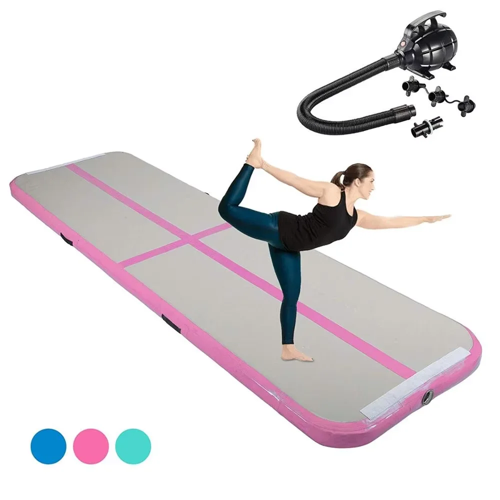 Matelas de gymnastique gonflable de voie de 6m 7m 8m, utilisation au sol pour le Yoga, lutte
