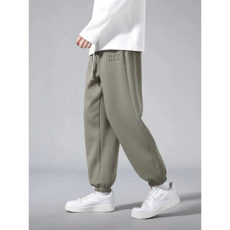 

Мужские спортивные штаны из хлопка/полиэстера для бега, большие размеры 8XL, 7XL, 6XL, спортивные мешковатые штаны, свободные шаровары в стиле хип-хоп