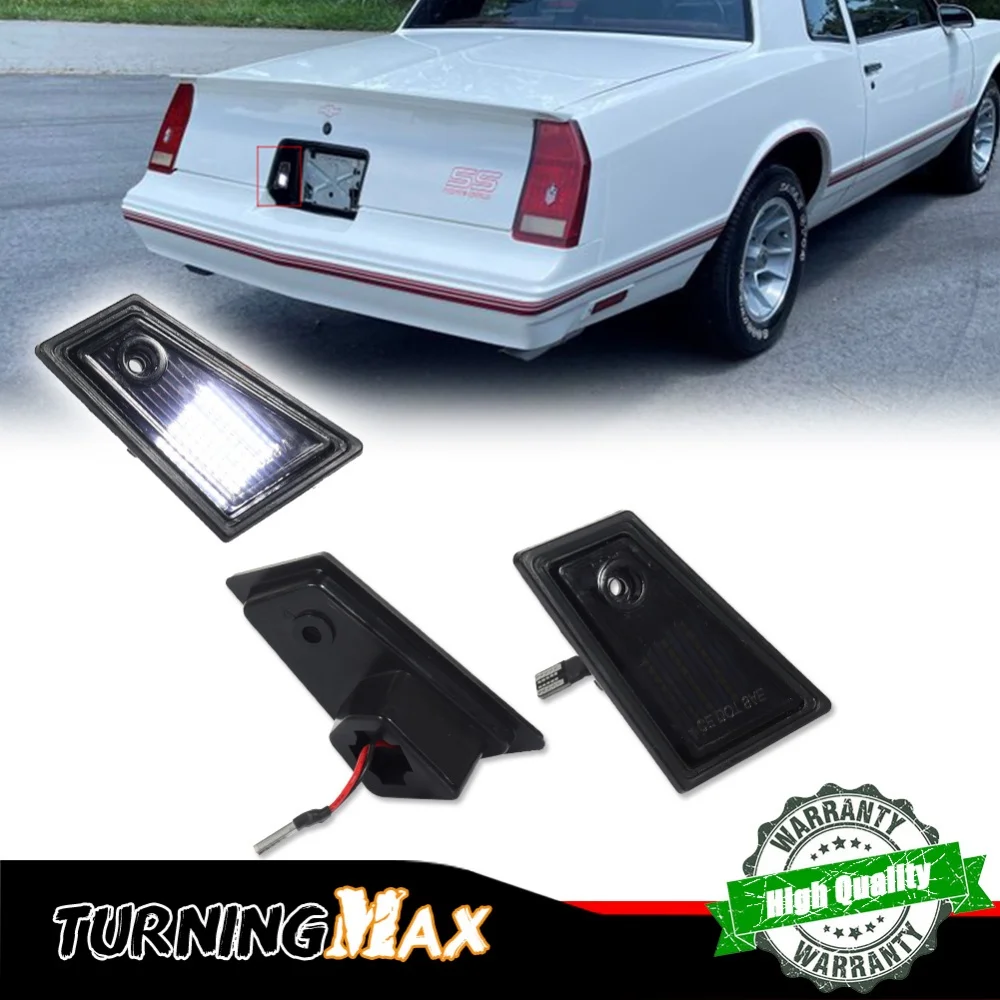 Luces LED Xenón Blancas Sin Errores para Matrícula de Coche, para Chevrolet NEW Monte Carlo, Monte Carlo SS, LS 1979-1988