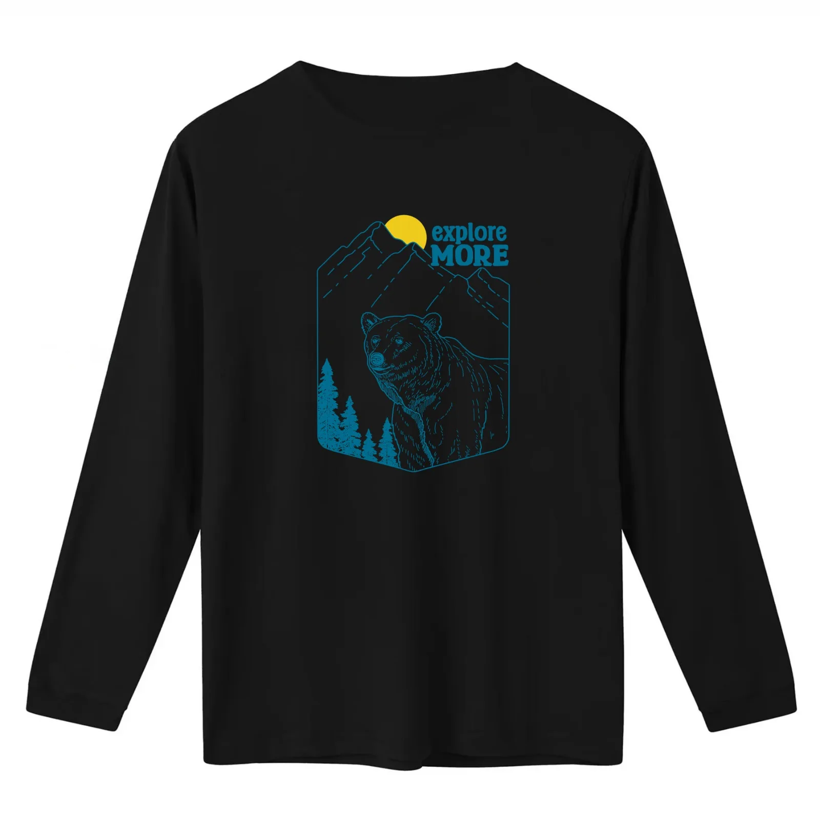 Explore More Nature T-Shirt Summer Casual Cotton Tee Oversized Streetwear Tops Vintage Graphic Print Loose Fit Short Sleeve