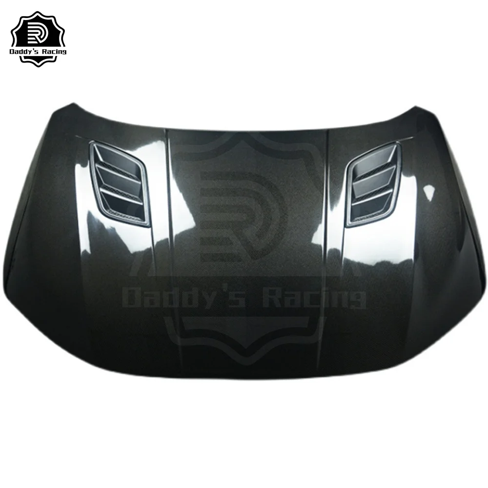 HT Style Carbon Fiber Front Hood Bonnet Fit For Ci-vic 11 Generation 2022 Engine Cover High Quality