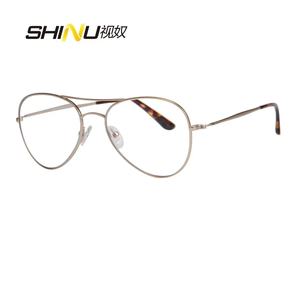 SHINU Brand Men's Glasses Progressive Multifocal Reading Glasses Men Multi Focus Lenses Progressive Reader For Near And Distance