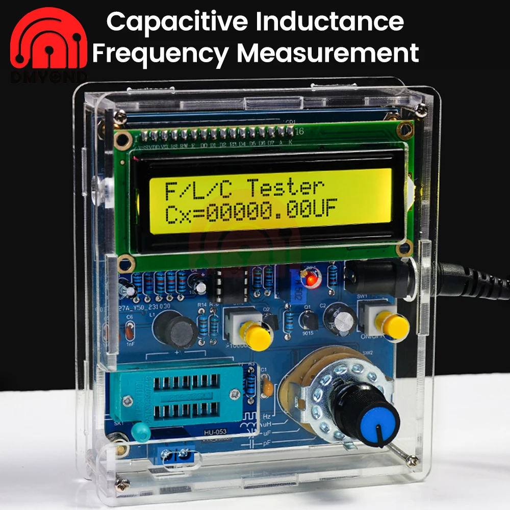 Dc5v High-precision Inductance And Capacitance Meter Frequency Measuring Instrument Multifunctional Measuring Electronic Diy Kit