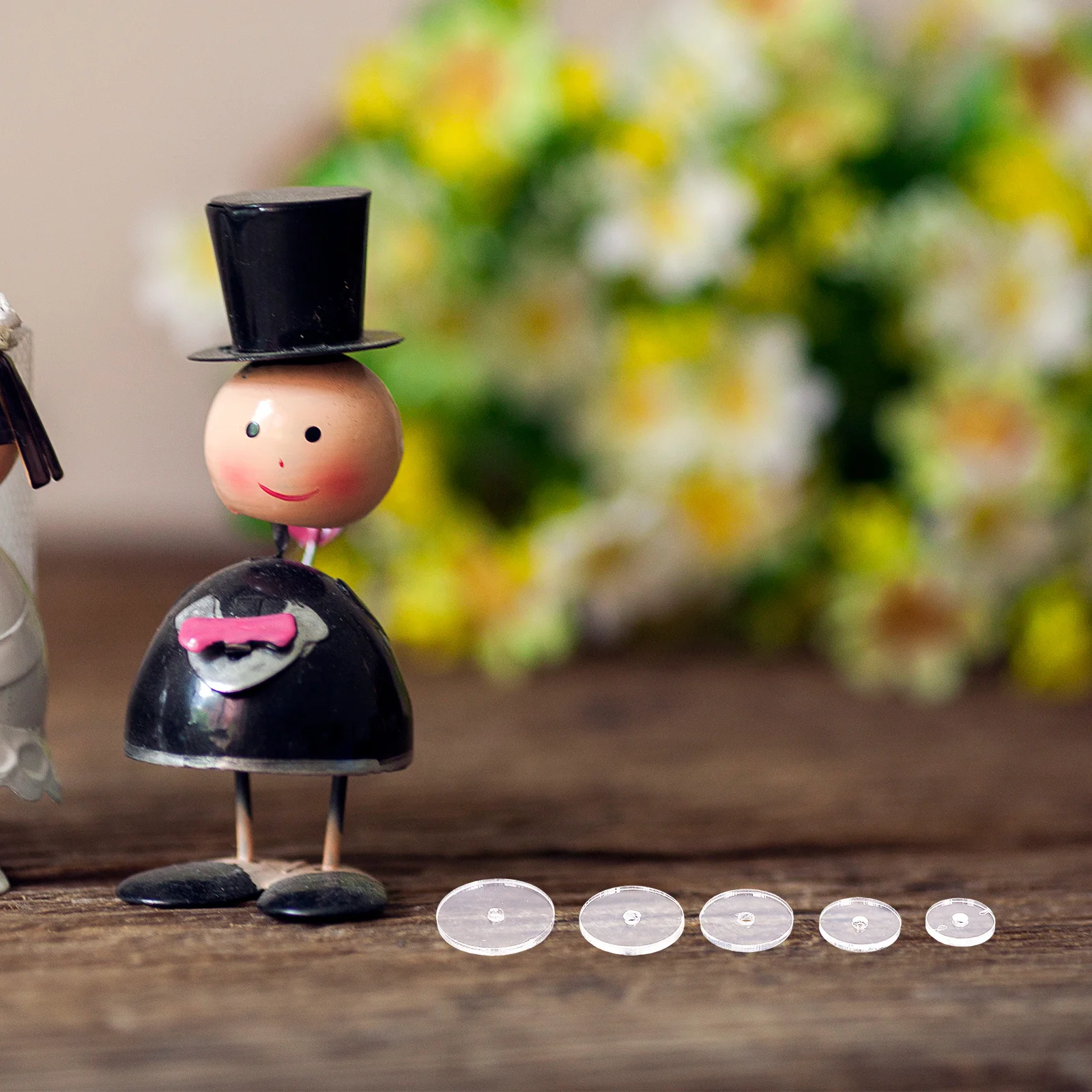 50 Stuks 1 Doos 12/14/16/18/20Mm Helder Acryl Gewrichten Draaibare connectoren Voor Diy Actiefiguren Beer Maken Beweegbare Craft