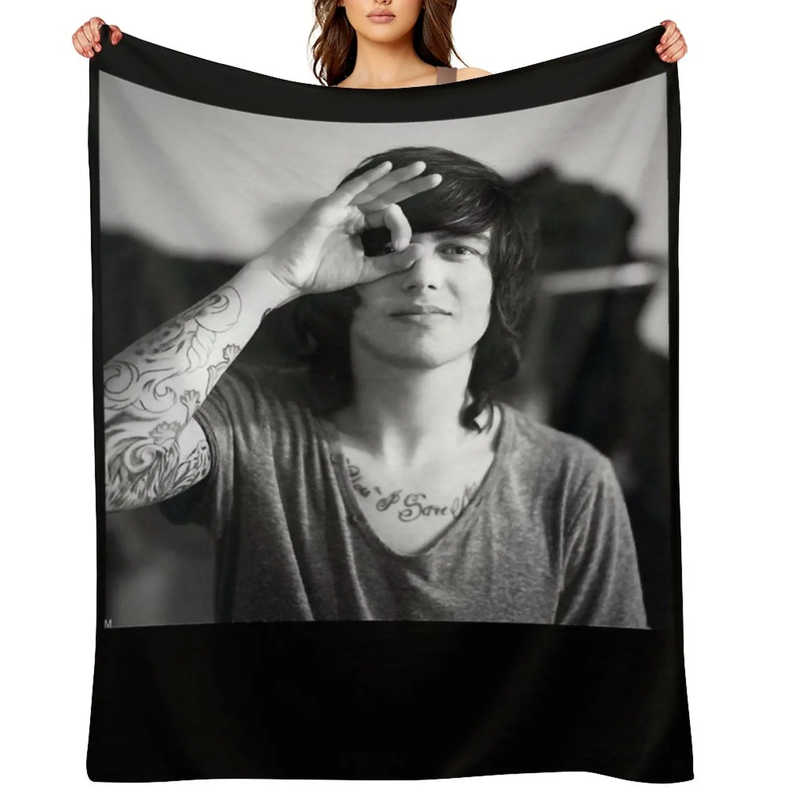 

Kellin Quinn 04 Classic Throw Blanket warm for winter Vintage Soft Beds Decorative Sofas Blankets