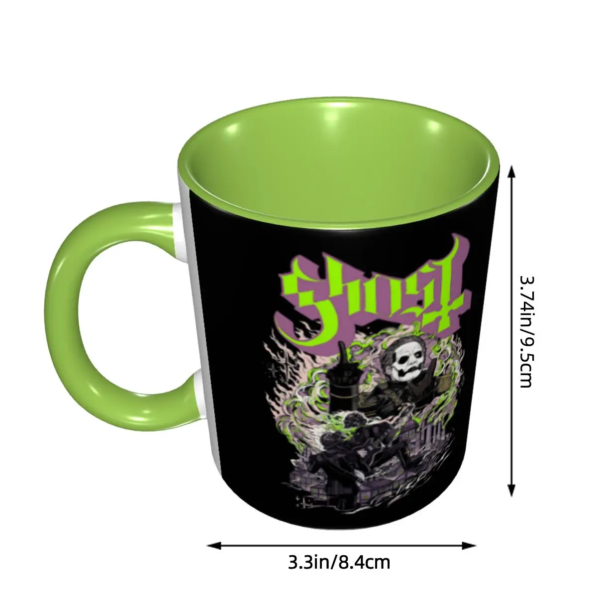 Swedish Rock Band Horror Ghost Mugs Custom Ceramic Coffee Mug Creative Gift