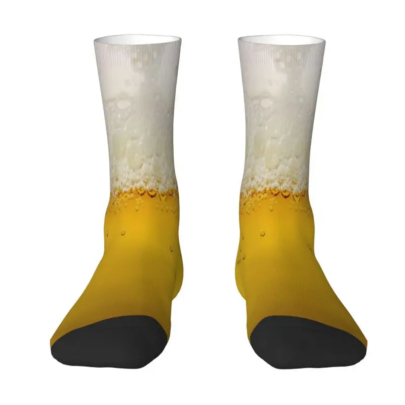 

Funny Beer Design Mens Crew Socks Unisex Fashion Spring Summer Autumn Winter Dress Socks