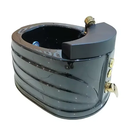 

Luxury Pedicure Chair With Spa Foot Bath Basin Features Massage Function
