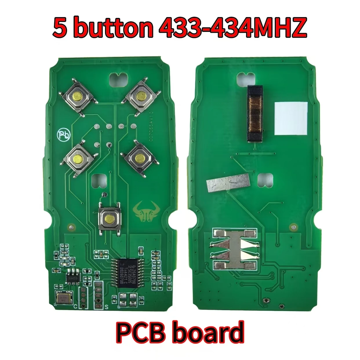 FCCID: KR55WK49264 FSK 433-434Mhz ID46 5-Tasten-Autofernbedienung für Volvo XC60 S60 S60L V40 V60 S80 XC70 Autoschlüsselgehäuse /PCB – Detail 7