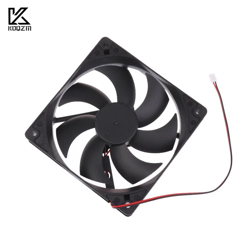 Kipas Pendingin Kecepatan Tinggi 12025 DC12V 0,15A 1550Rpm untuk Aksesori DIY Catu Daya Sasis 120x120x25mm