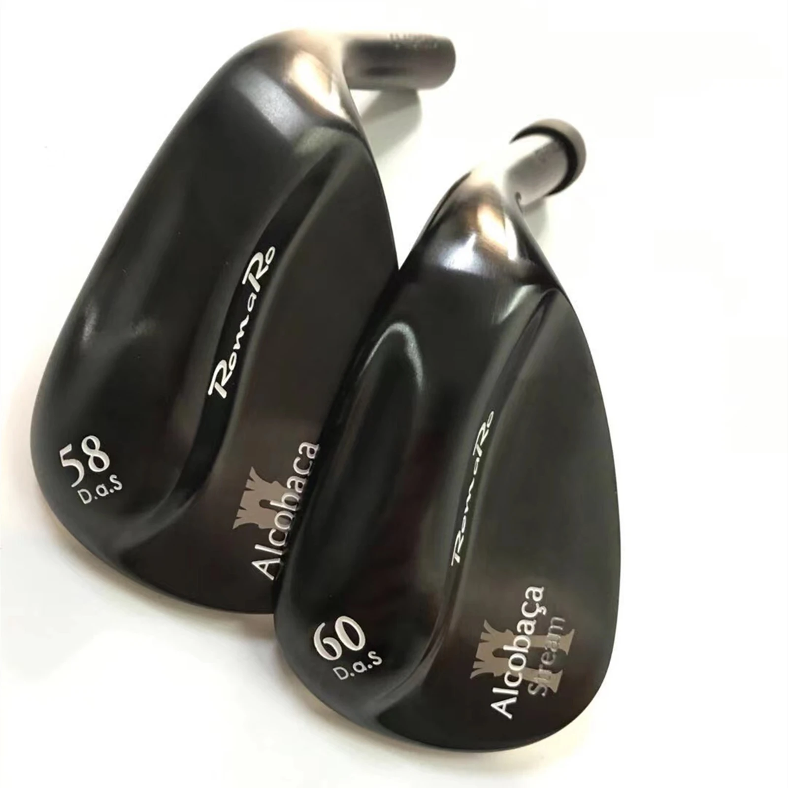 New Golf Wedges Black Romaro Alcobaca Stream Wedges 50 52 54 56 58 60 Degree With Steel Shaft