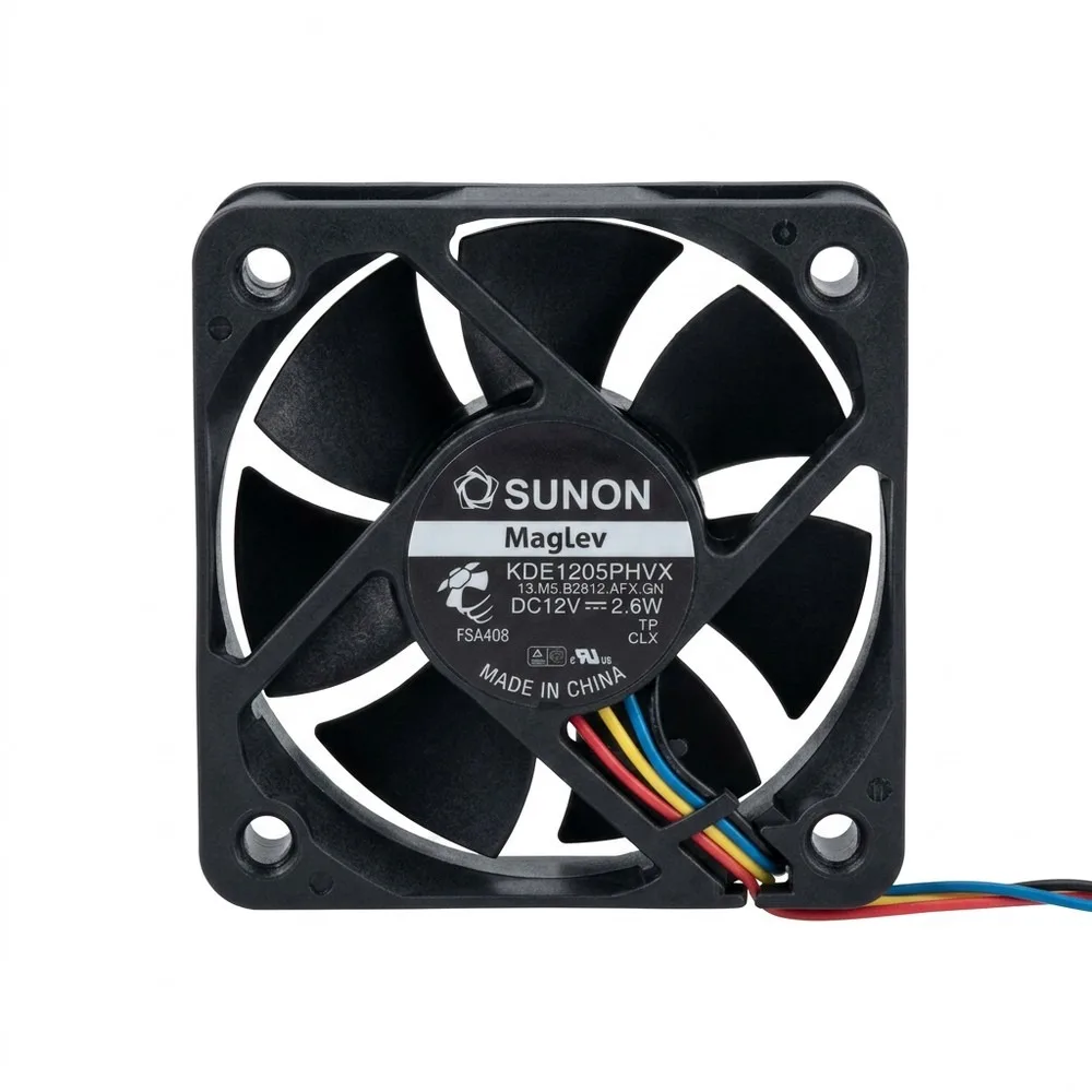 For SUNON KDE1205PHVX DC12V 2.6W 4-Wire PWM Cooling Fan