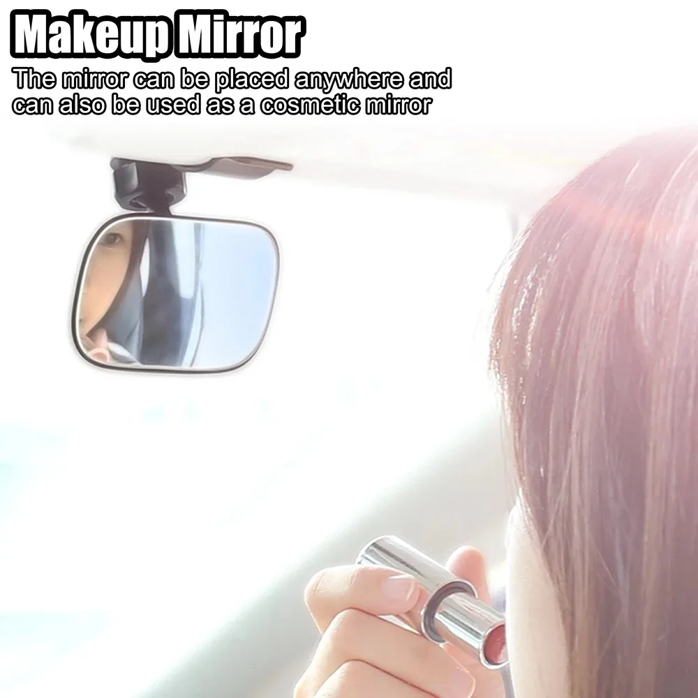 Baby Safety Car Interior Mirror With Clip Seat Back Clamp Rear View Makeup Mirror Auto Ornament Automotive Accessories