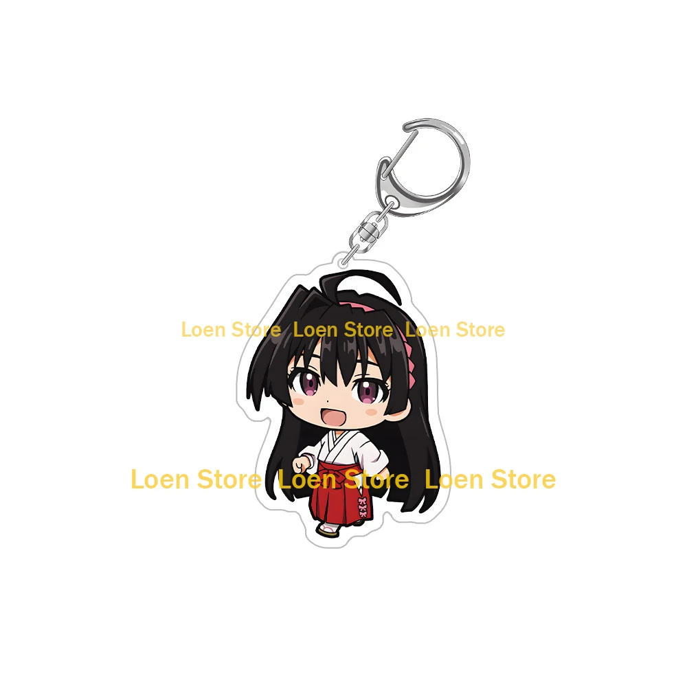 The Elusive Samurai Hojo Tokiyuki Mochizuki Ayako Shizuku Suwa Yorishige Sasaki Mima Chibi أنيمي سلسلة مفاتيح مصنوعة من الأكريليك حقيبة قلادة #4
