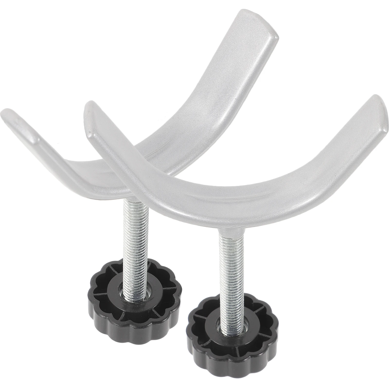 2pcs 애완 동물 나사 막대 울타리 아기 안전 게이트 튼튼한 강철 압력 나사 스레드 막대 고정 나사 고정 하드웨어