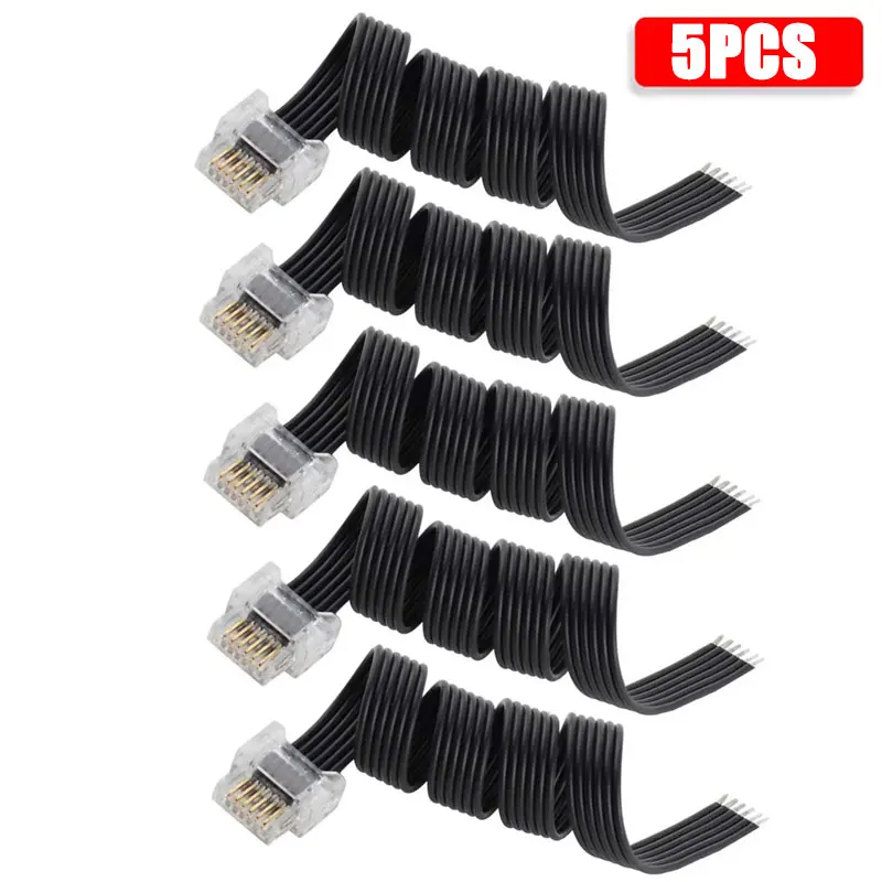 25CM Motor Crystal Cable Line Wire Repair Part Replacement for Building Block Educational Robotics Power Function Sensor Module